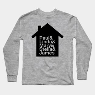 "PERSONALIZE" Stay Home Unity of a Family Long Sleeve T-Shirt